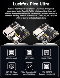 Aismartlink Luck-Fox Pico Ultra RV1106 Linux-Mikro-Entwicklungs board, integrieren ARM-Cortex-A7/RISC-V MCU/NPU/ISP-Prozessoren - Product Image 3
