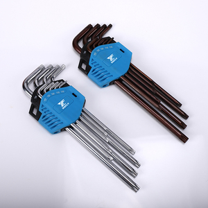 Dayanıklı Qtools 9 adet L tipi Torx yıldız alyan anahtarı takımı yapılan Torx anahtar renk seti ile yüksek kalite - Product Image 2