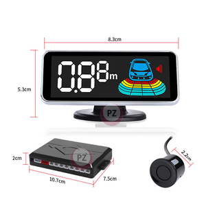 Hot Sale Car <strong>LCD</strong> Parking <strong>Sensor</strong> Display 8 <strong>Sensors</strong> <strong>Reverse</strong> Backup Assistance Radar Monitor Parking <strong>System</strong> - Product Image 6