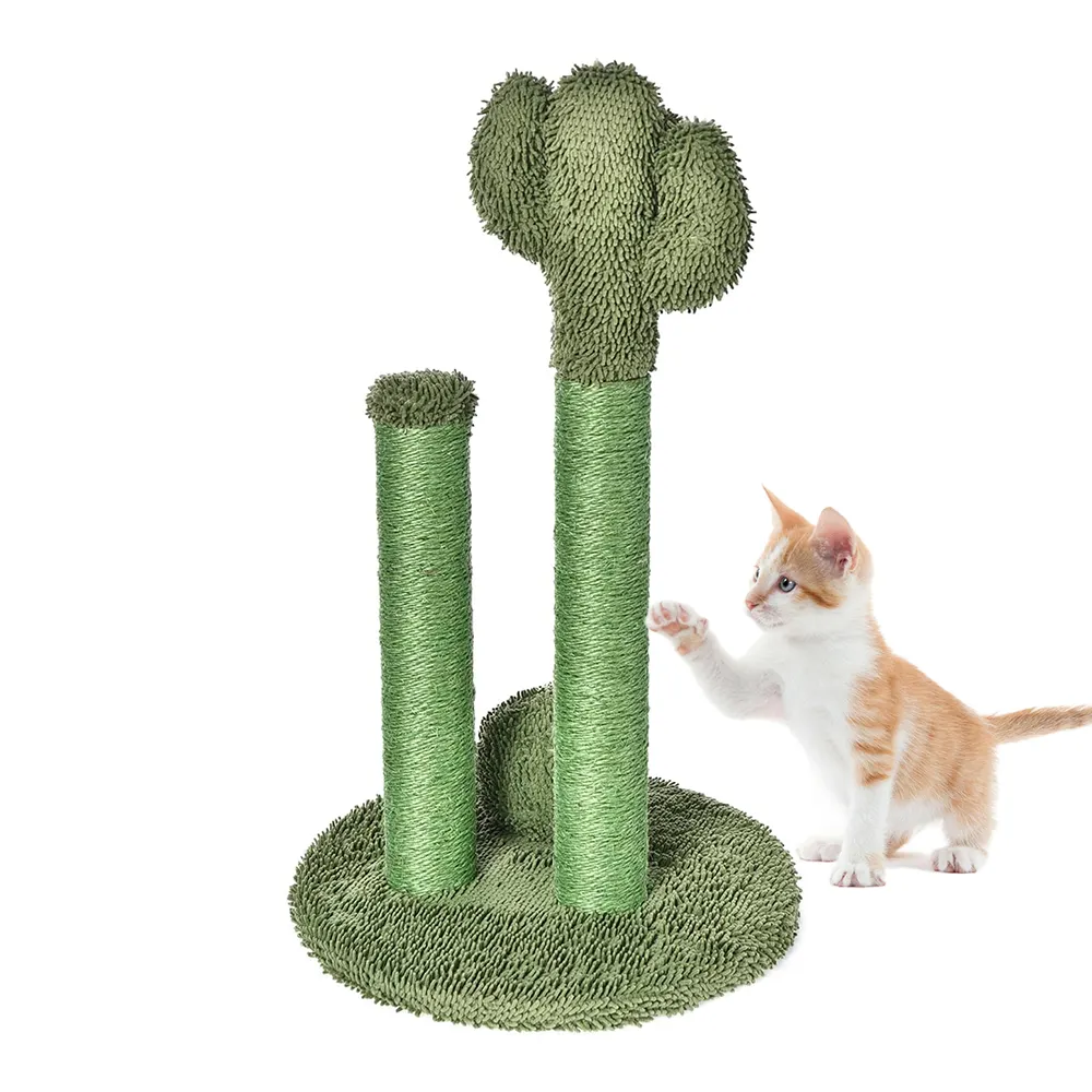 Pet ürünleri kedi aksesuarları Sisal halat Scratcher kınamak kulesi kaktüs kedi ağacı kediler için