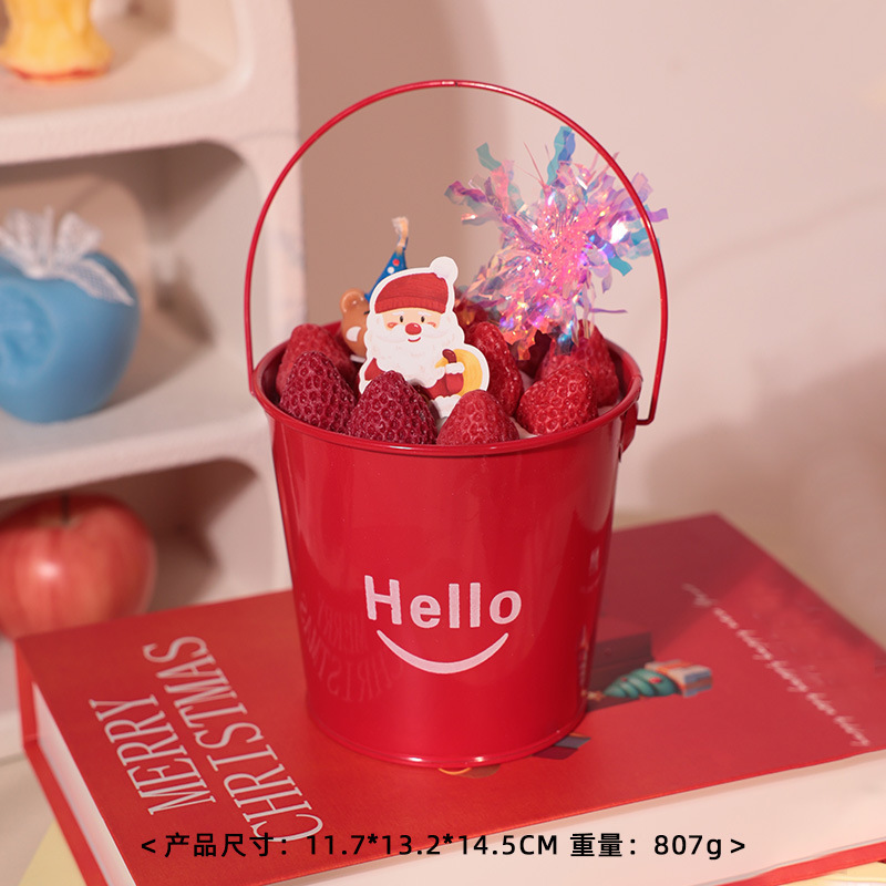 Seau à fraises (saveur : Fraise)