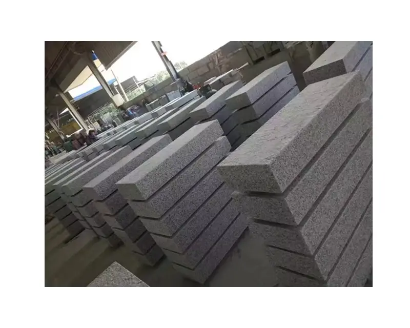 G603 Grey Granite Kerb Stones Flamed Finish for Outdoor Park Applications Quality curb pavers
