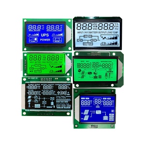 7 Segmental Digital Solar Inverter Display Lcd schermo nero Va segmento personalizzato Display Lcd Inverter modulo Lcd