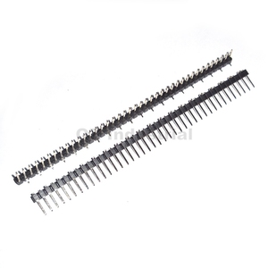 QZ ตัวเชื่อมต่อพินสำหรับพีซีบี1X40P 2.54มม. หัวเสียบแบบขาเดี่ยว SMT - Product Image 1