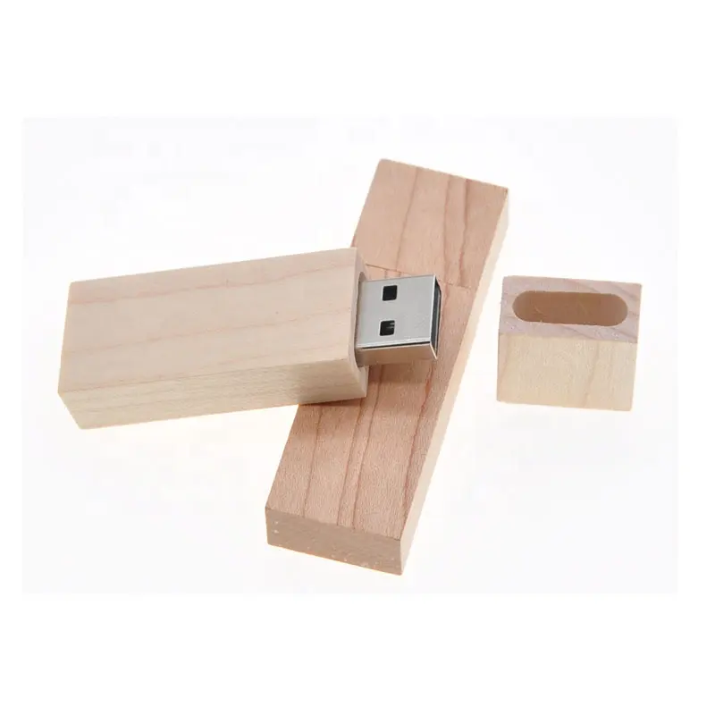รูปสี่เหลี่ยมผืนผ้าคลาสสิกออกแบบโลโก้ USB 3.0 USB ที่มีกล่องสำหรับงานแต่งงานของขวัญ LFW-02