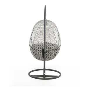 Подвесной стул для патио, плетеное сиденье, уличное яйцо, кресло-качалка из ротанга, складное садовое кресло-качалка с подушкой - Product Image 6