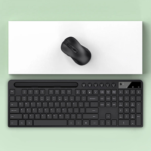 Ergonomic 2.4G Wireless Silent Business <strong>Keyboard</strong> Mouse Combo with New Phone Holder Office <strong>Use</strong> <strong>Computer</strong> Accessory <strong>in</strong> Stock