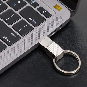 Su geçirmez Metal Cle USB 1GB 128GB kapasiteli USB bellek çubuğu Metal anahtar tarzı yeni kutuda mükemmel hediye - Product Image 6