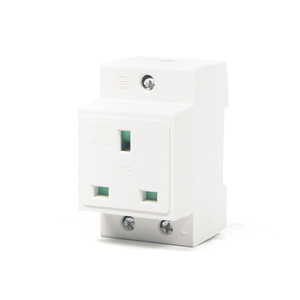 AC30 3pin ราง Din Modular ซ็อกเก็ตสากลหลายเบ้าเสียบปลั๊กไฟฟ้าเต้าเสียบ10A/16A สารหน่วงไฟ - Product Image 2
