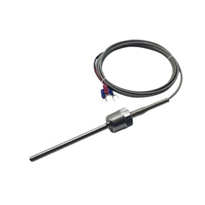 Manufacturer Wholesale K-Type Thermocouple E-Type <strong>Compression</strong> <strong>Spring</strong> Output Electric <strong>Temperature</strong> Probe Sensing Line <strong>Sensor</strong> PT100 - Product Image 1