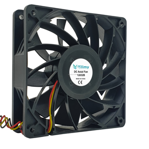 12032B High-Flow DC Axial Cooling Fan 120*120*32mm with Excellent Axial Flow Performance