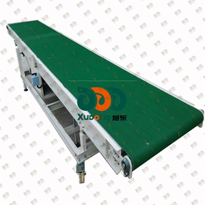 Sistemas transportadores de cadena de grado alimenticio Sistema transportador de correa de cadena resistente para carga/descarga Logística de clasificación automatizada