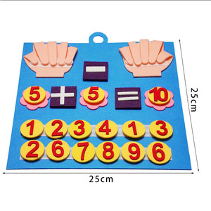 2023 Design Addition and Subtraction Children's Education Felt Toy Set Finger <strong>Number</strong> <strong>Counting</strong> Math Board for Kids - Product Image 2