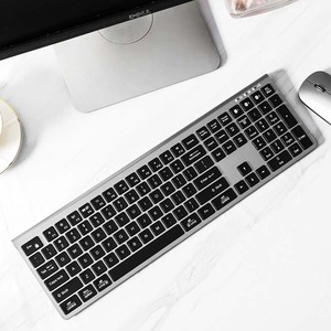 108 Key Qwerty Wireless Office <strong>Keyboard</strong> All-in-one Dual System Rechargeable BT5.0 <strong>Keyboard</strong> for MacBook iMac - Product Image 5