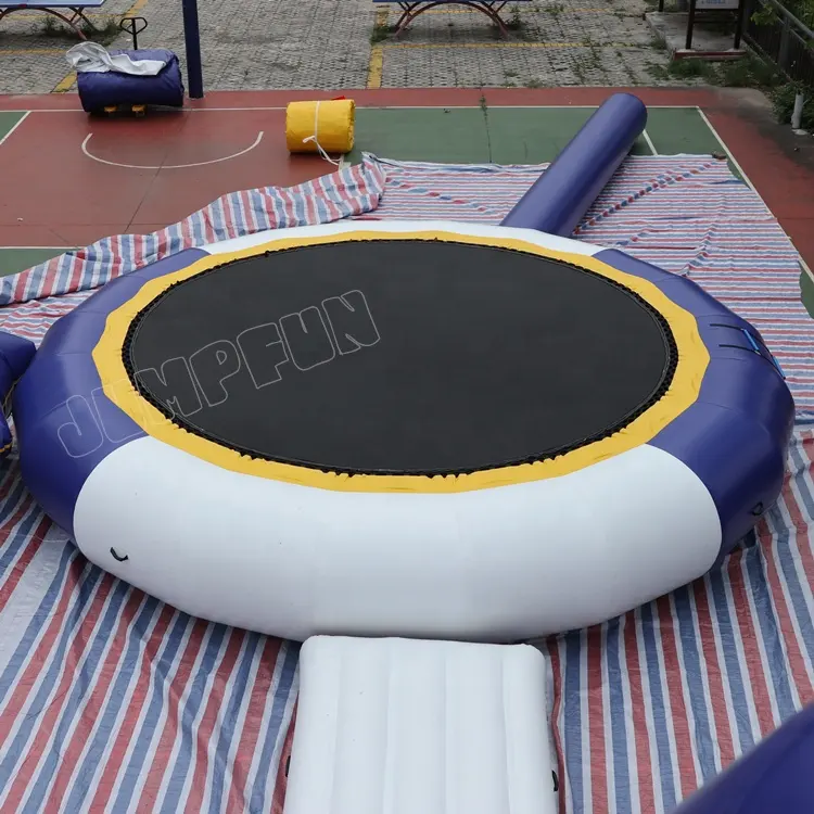 Venta de trampolín inflable de 6m, cuerda elástica de 20 pies, trampolín de agua