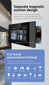 新しいAndroidホームオートメーションコントロールパネル4*25W WiFiスピーカーTuya Zigbeeウォールアンプシーンコントロールホテル用IPSディスプレイ - Product Image 3
