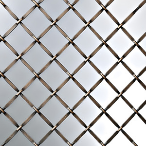 Designer Inspired Custom Project <strong>Biomimetic</strong> Flowing Woven Fractal Lighting Effect Building Facade Cladding Grid Cutting Welding