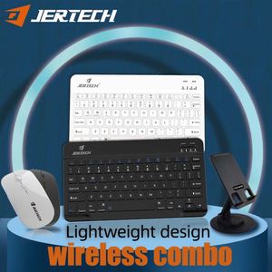 JERTECH CT3-01 Slim Portable Mini Wireless <strong>Keyboard</strong> <strong>Mouse</strong> Hot Selling Rechargeable BT Interface USB Connectivity for Phone <strong>Use</strong>