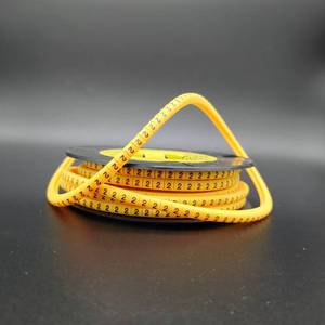 Fabrika satış özel tasarım PVC rota kablo İşaretleyiciler numaraları tüp çeşitli yaygın ekonomik kullanılan - Product Image 6