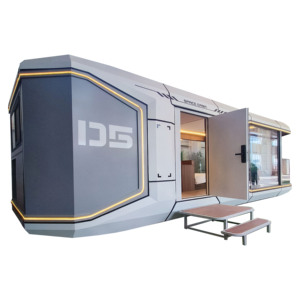 Contenedor de cápsula espacial de diseño modular, casa de construcción rápida, marco de acero, edificio de oficinas prefabricado, tienda empresarial impermeable - Product Image 2