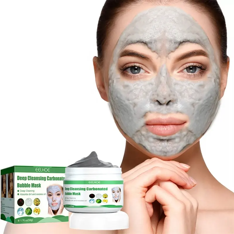 EELHOE Poren schrumpfen Akne Mitesser entfernen Haut straffende Blase Gesichts maske Anti Pickel Tiefen reinigung kohlensäure haltige Blasen maske