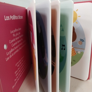 Customized Full Color Printing Programmable Sound Button <strong>Book</strong> for Children