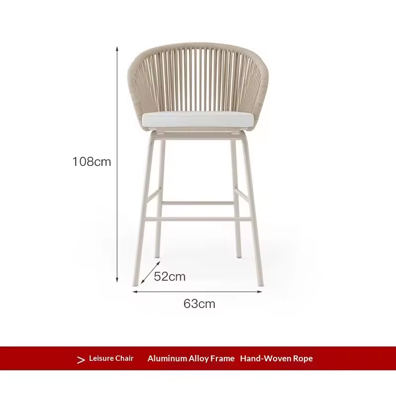 Bar stool 63*52*H108cm