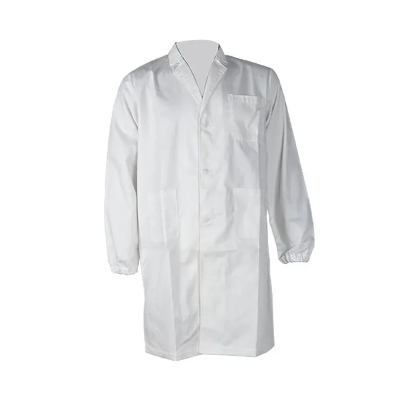 Bata de laboratorio blanca médica OEM ropa de médico profesional Unisex algodón poliéster para adultos uniforme de Hospital trabajo de laboratorio