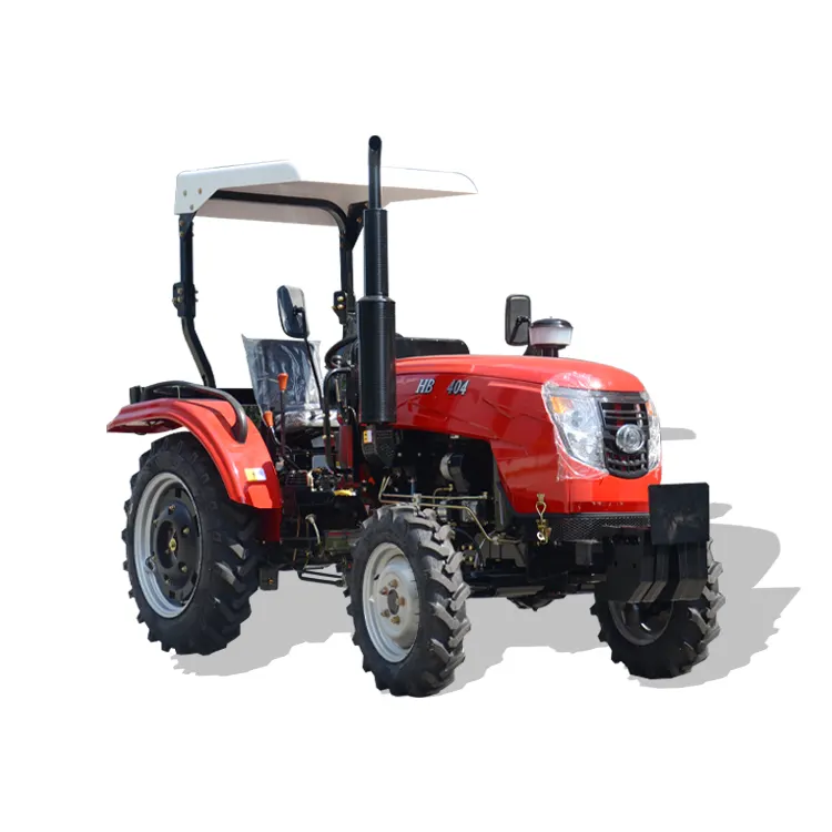 4x4 40hp pára-sol tratores para a agricultura traktor mini fazenda