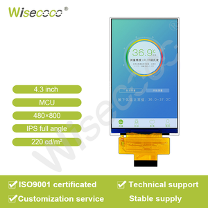 Wisecoco Hmi Uart Display RS485 Touch opzionale modulo Lcd Display RS232 4.3 pollici TFT modulo schermo seriale per industriale - Product Image 3