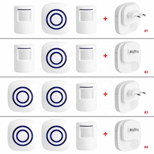 110V-240V <strong>Wireless</strong> Doorbell PIR Infrared <strong>Sensor</strong> Motion Detector Entry Door Bell Alarm W/ Receiver &amp; Transmitter EU/US Plug Hot - Product Image 4