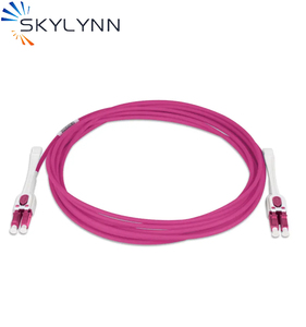 Yüksek yoğunluklu dubleks LC UPC APC Uniboot 2.0mm 3.0mm SM OM3 OM4 Fiber optik yama kablosu için FTTH ağ Optimal çekme Tab tasarımı - Product Image 3
