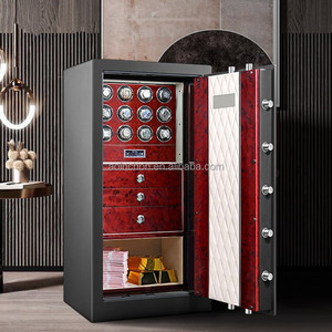 Customizable Safe with <strong>Watch</strong> Winder Steel Door Password Fingerprint Lock with <strong>Watch</strong>/Jewelry Storage Box <strong>Watch</strong> Safe - Product Image 2