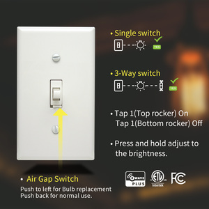 Z-Wave a 3 vie interruttore Dimmer luce intelligente con funzione Timer Wireless noi elettrico per l'automazione domestica - Product Image 3