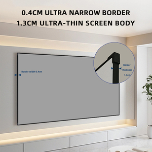 Low Price Promotion High Precision Interactive <strong>Screen</strong> Open <strong>Frame</strong> 120 &quot;0.4cm Ultra-narrow <strong>Frame</strong> <strong>Screen</strong> - Product Image 6