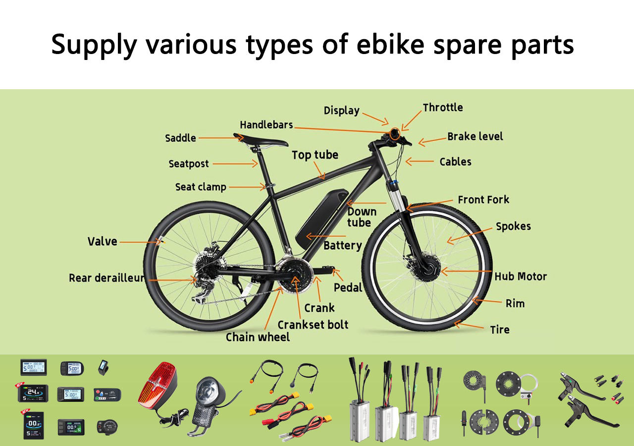 Mountain Bike Parts Of A Bicycle In English Mtb Bike All Parts In