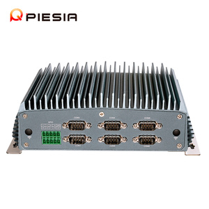 Piesia Intel Celeron Elkhart Lake J6412/J6413 Mini PC integrada 2 * DDR4 2 Lan X86 Linux Caja de aluminio para computadora industrial resistente