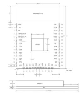 Ebyte OEM ODM <strong>ESP32</strong>-Wroom-32 UART I/O <strong>WIFI</strong> + Blue Tooth <strong>Module</strong> <strong>ESP32</strong> Chip Solution 2.4GHz Dual-core Ble <strong>WiFi</strong> <strong>Module</strong> - Product Image 4