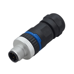 M12 连接器 male female A B C D Xcoding cable Solder Assembly type 3 4 5 8 12 pin waterproof 连接器 - Product Image 5