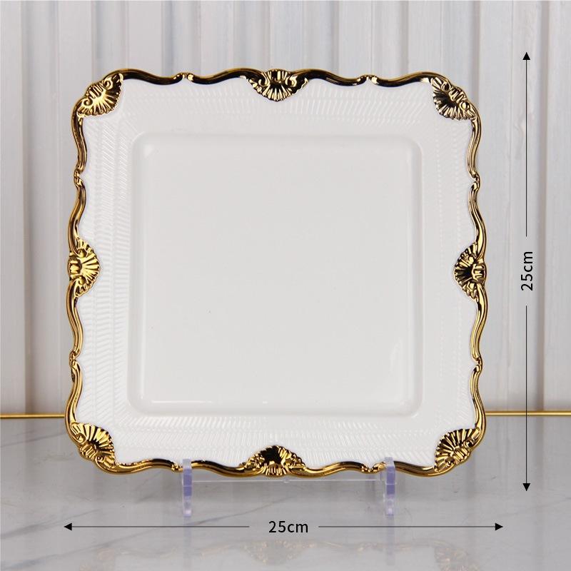 10inch square plate