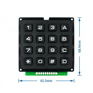 10 adet 4x4 3X4 matris dizisi 16 tuşları 4*4 3*4 anahtarı tuş takımı klavye modülü Arduino için