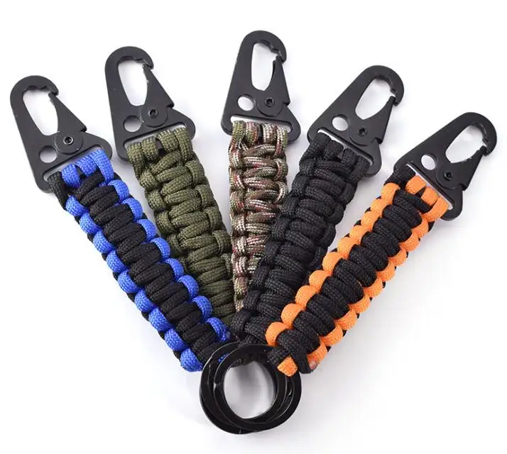 Factory newest arrival survival keychain bracelet