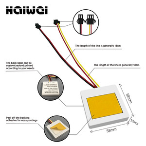DC12V 5A单键触摸开关智能发光二极管灯浴室镜60w镜子触摸传感器开关 - Product Image 2