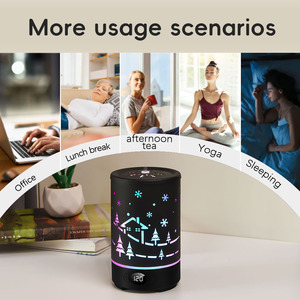 2025 Smart Tabletop Aroma Diffusor mit RGB Mood Lights Sleep Timer Luftbe feuchter mit ätherischen Ölen für das Home Office Relaxation Hotel - Product Image 6