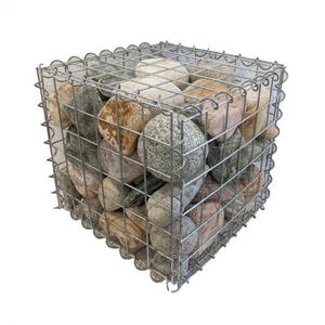 Metall Gabion Zaun Gabion Box Stein für den Bau von gewebtem Draht geflecht Verzinktes Gabion Netz für Stein