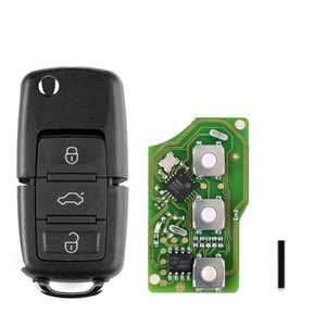 5pcs/lot XHORSE XKB501EN XKB508EN Wire <strong>Remote</strong> <strong>Key</strong> 2/3 Buttons for Volk-swagen B5 Type for VVDI2, VVDI <strong>Key</strong> Tool - Product Image 1
