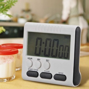 Timer da cucina 24 Ore Magnetico Ampio DISPLAY LCD Digital Timer Da Cucina Count Up Down Sveglia con il Basamento