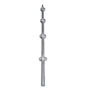 Base ajustable al por mayor galvanizado Ringlock andamio acero Metal para puente ingeniería edificio todo andamio redondo