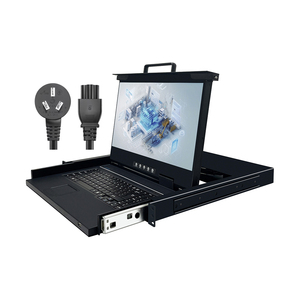 高品质1U机架式KVM控制台交换机，带8个端口USB和VGA，适用于15.6 17 17.3 18.5 19英寸控制台库存 - Product Image 2