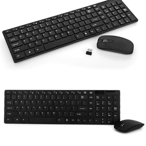 K-06 <strong>2</strong>.4G Wireless <strong>Keyboard</strong> and <strong>Mouse</strong> Combo <strong>Computer</strong> <strong>Keyboard</strong> with <strong>Mouse</strong> Plug and Play for Laptop Black - Product Image 3
